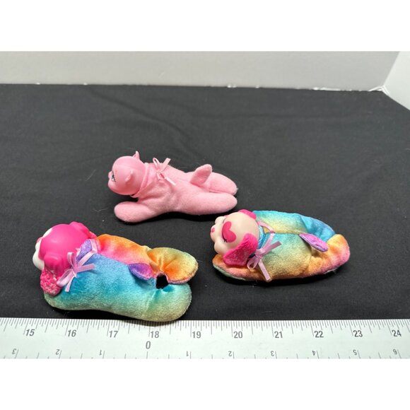 Puppies and Kitty Suprise Newborns Mini Bean Bags Plush Toys Set Of 3 - Picture 3 of 4